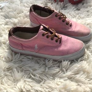 Pink polo Ralph Lauren shoes